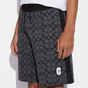 Coach Black and Gray Athletic Shorts